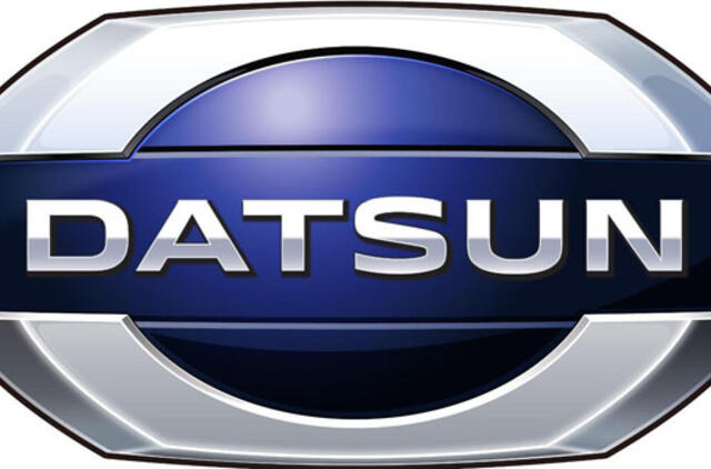 "Nissan" vėl gamins pigesnius automobilius "Datsun"