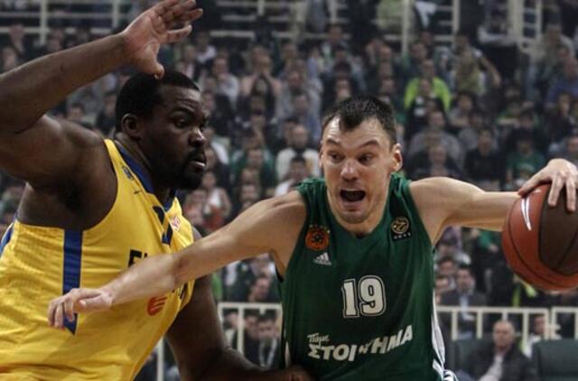 "Panathinaikos" su Šarūnu Jasikevičiumi po pratęsimo pralaimėjo "Maccabi Electra" ekipai