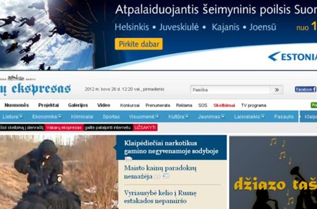 Reklamai internete bus išleista daugiau, nei spaudoje