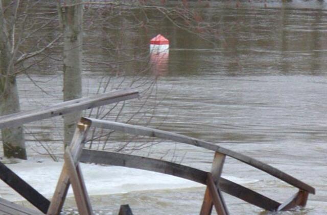 Rengiamasi gelbėjimo darbams pavasarinio potvynio zonoje