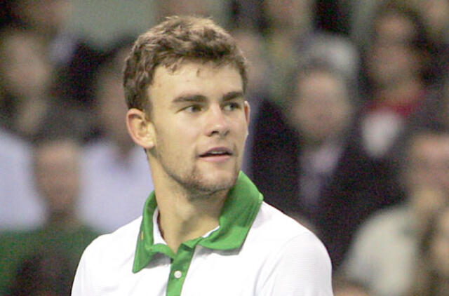 Tenisininkas Laurynas Grigelis Didžiojoje Britanijoje nepateko į dvejetų varžybų pusfinalį