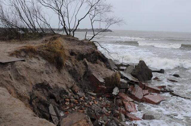 Audrų nuniokotiems paplūdimiams -  tik 50 tūkst. litų