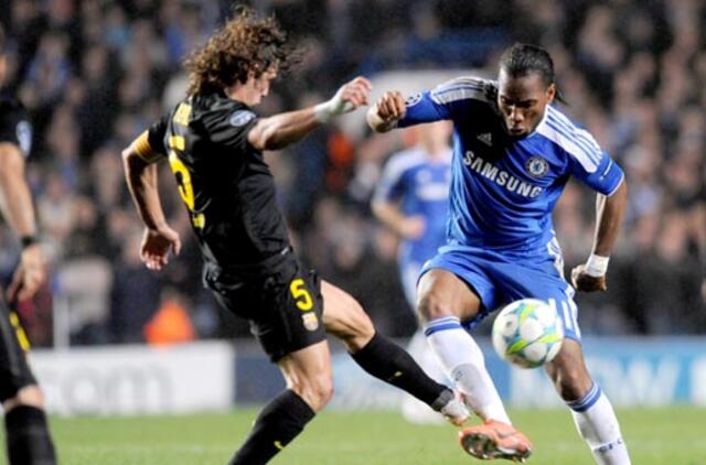 Čempionų lygos pusfinalyje "Chelsea" nugalėjo "FC Barcelona" futbolininkus