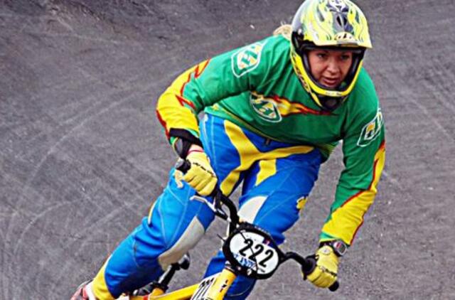 Dviratininkė Vilma Rimšaitė Europos BMX čempionate - trečia