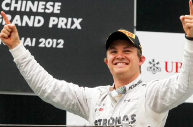 "Formulės-1" varžybose - pirmoji vokiečio Niko Rozbergo pergalė