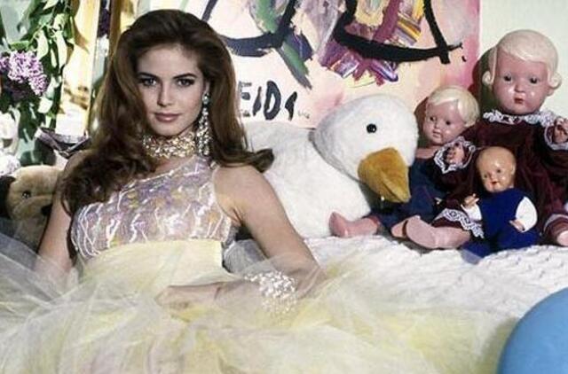 Heidi Klum pirmojoje fotosesijoje - neatpažistama