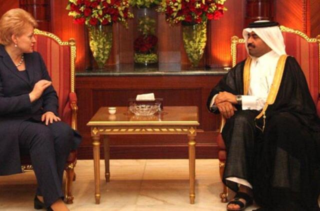 Kataro Emiras pritarė dujų tiekimui į Lietuvą, ministrai ir specialistai suderins technines detales