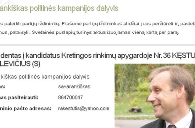 Kęstutis Rupulevičius Seimo nario kėdės sieks Kretingoje