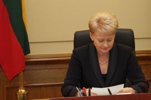 Prezidentė paskelbė Seimo rinkimų datą: spalio 14-oji