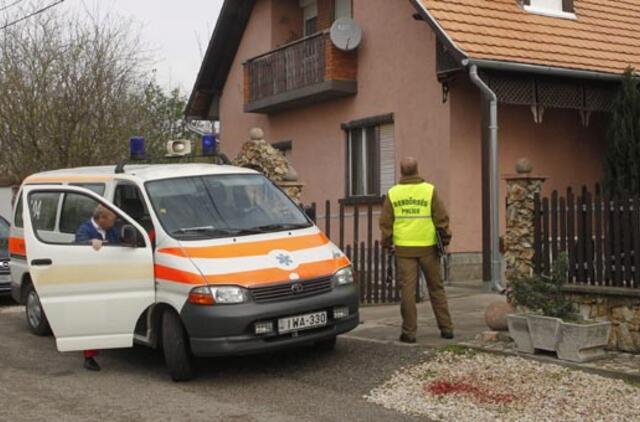 Vengrijos kaime 23 metų vyras kardu nužudė keturis žmones, dar tris sunkiai sužeidė