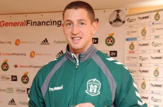 "Žalgirio" puolėjas Calumas Elliotas - geriausias A lygos mėnesio žaidėjas