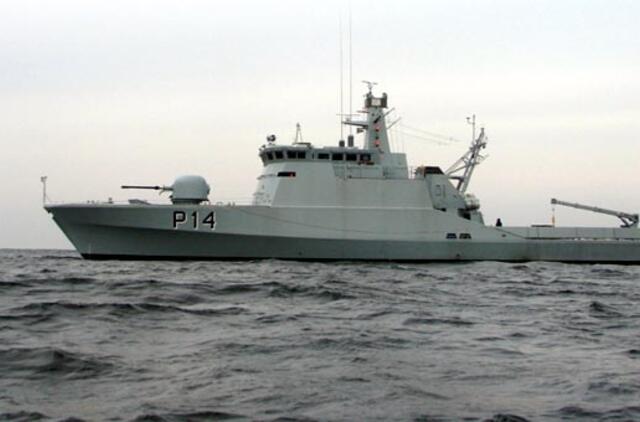 "Aukštaitis" dalyvauja pratybose "Baltic Sarex-2012"