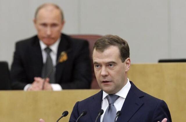 Dmitrijus Medvedevas paskirtas naujuoju Rusijos premjeru