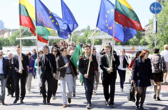 "Europos maršo" dalyviai: stiprioje Europoje turėsime ir stiprią Lietuvą