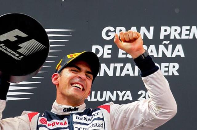 "Formulės-1" varžybose - pirmoji venesueliečio P. Maldonado pergalė