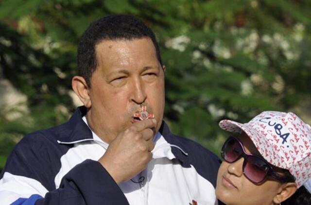 Hugo Chavez sėkmingai baigė vėžio gydymo procedūras Kuboje