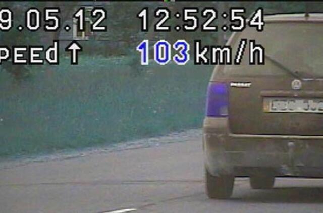 Kelių ereliai nemažina greičio