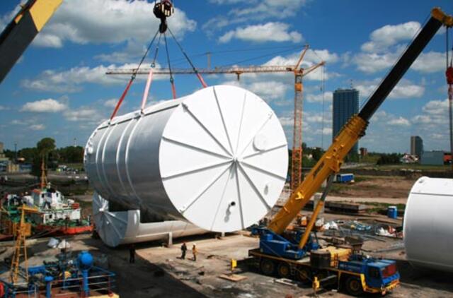 Klaipėdoje pagamintos talpyklos išplukdytos į Norvegiją