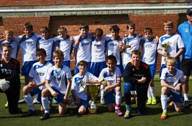 Klaipėdos futbolininkai - nugalėtojai