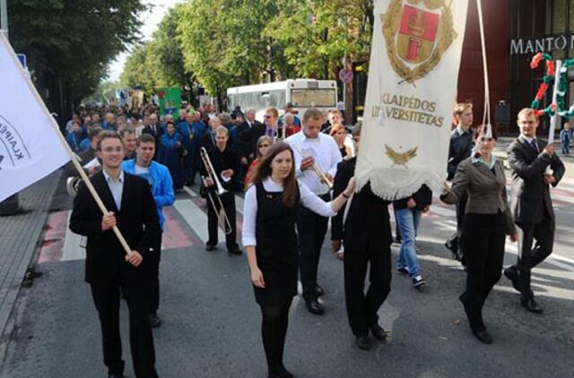 Klaipėdos universitetas sveikina miestą