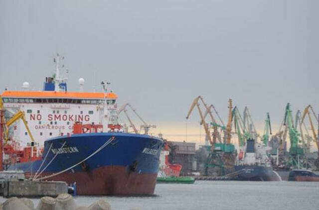 Krovinių apyvarta uoste stabilizuojasi