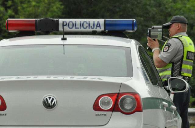 Nustatyta daugiau nei 2 tūkstančiai greičio viršijimo atvejų