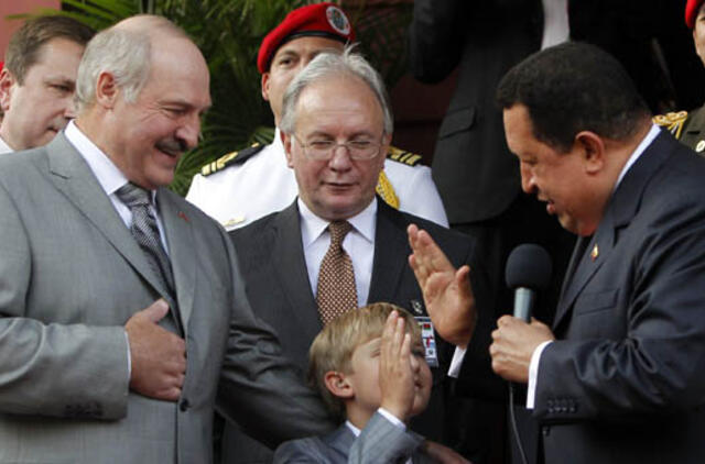 Baltarusijos prezidentas Aleksandras Lukašenka pristatė Venesueloje savo įpėdinį