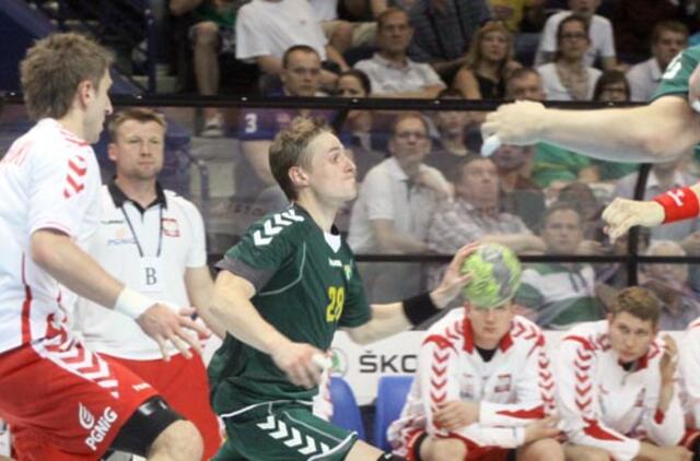 Lietuvos rankininkai pralaimėjo lenkams 17:24