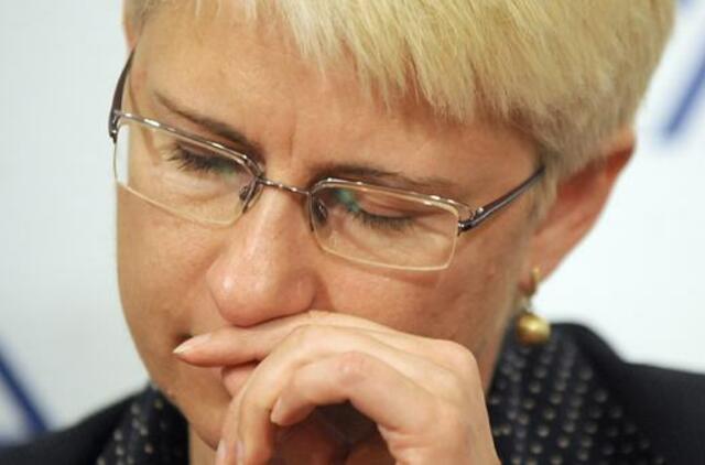 N. Venckienei atimta teisinė neliečiamybė, ji palieka darbą