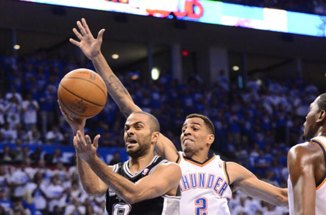 NBA: "Thunder" išlygino Vakarų konferencijos finalo serijos rezultatą