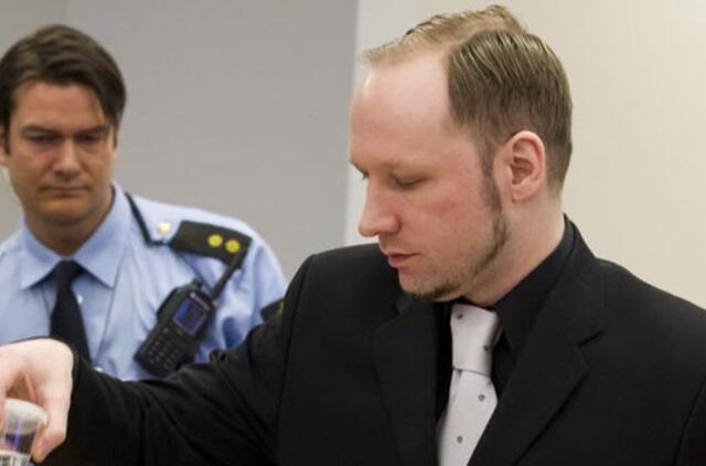 Norvegija: viena Anderso Beringo Breiviko kalinimo diena atsieis 5 tūkstančius dolerių