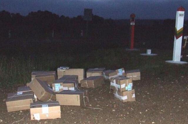 Pasienyje su Baltarusija sulaikytas ketvirčio milijono vertas cigarečių krovinys