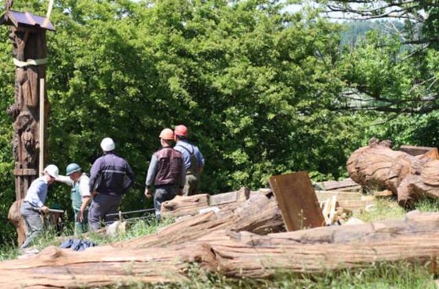 Restauruojamas Ablingos tragediją įamžinęs skulptūrų memorialas