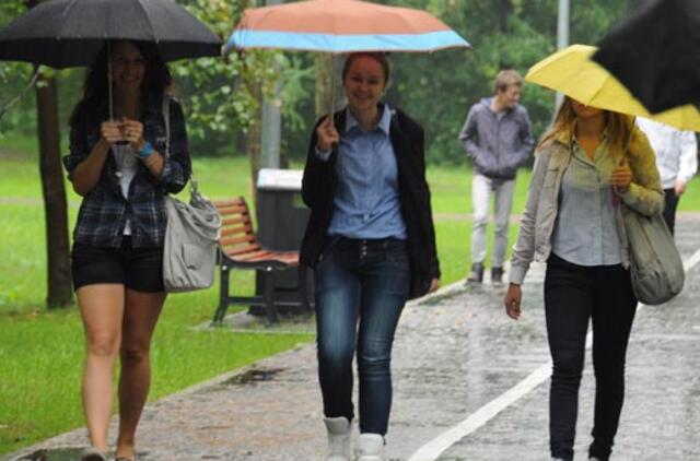 Šią savaitę bus ir saulės, ir lietaus