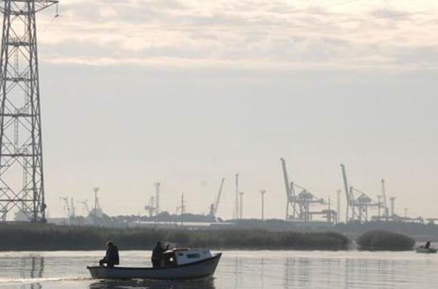 Terminalas kelia karą uoste