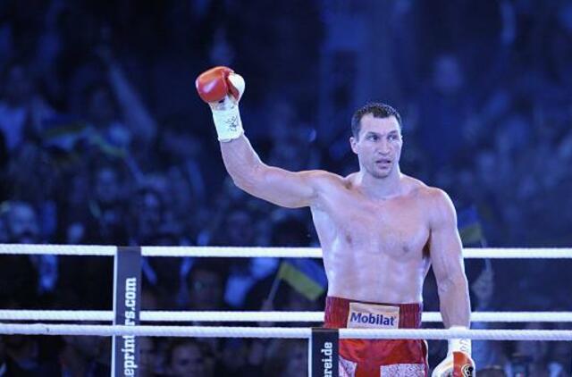 Boksininkas Vladimiras Kličko profesionalų ringe iškovojo 58-ąją pergalę