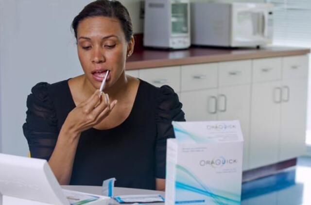 JAV vaistinėse greitai bus galima įsigyti vienkartinį ŽIV testą