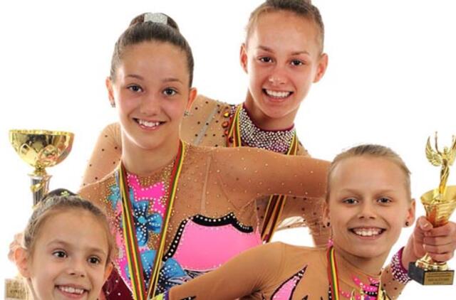 Klaipėdos gimnastėms - 12 medalių