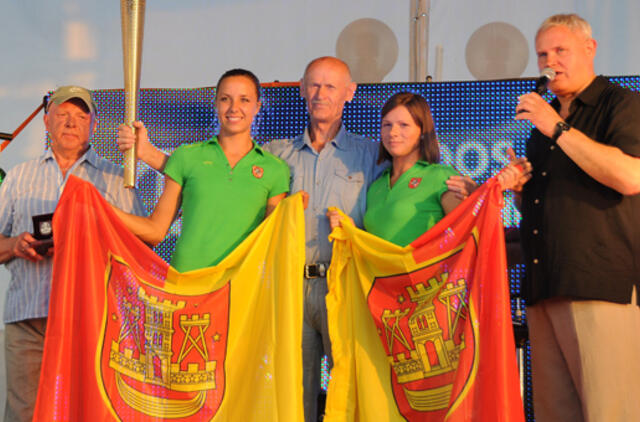 Klaipėdos olimpiečių  palydos į Londoną