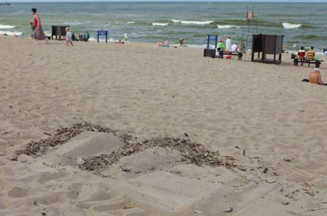 Klaipėdos paplūdimiuose valymo technika naudos neduoda