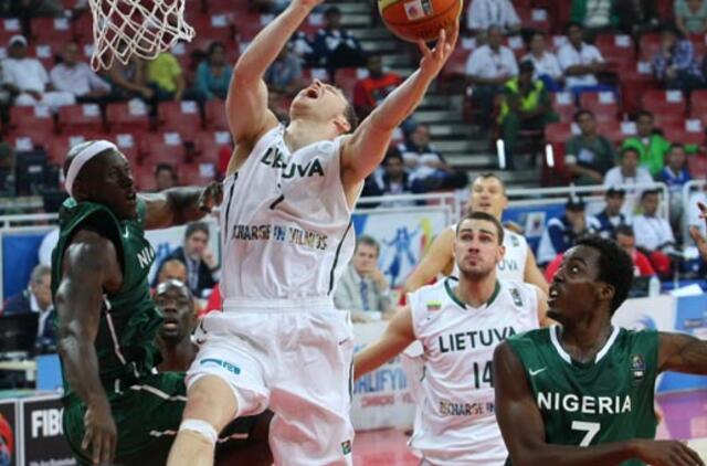 Lietuva pralaimėjo Nigerijai, tačiau grupėje liko pirma