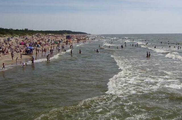 Palangos gelbėtojams krante "karščiau" nei jūroje