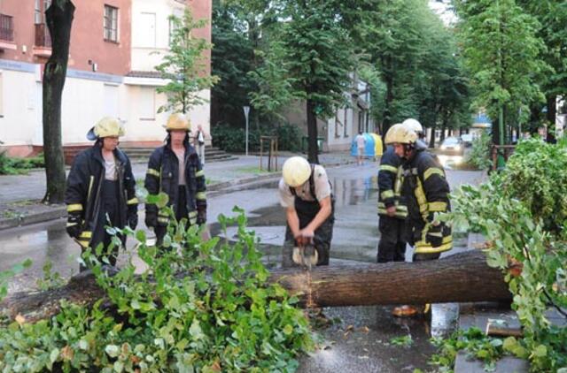 Apklausa: trečdalis Lietuvos gyventojų po audrų sunerimo dėl turto saugumo