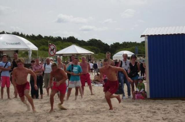 Geriausi Lietuvos pajūrio gelbėtojai - šventojiškiai