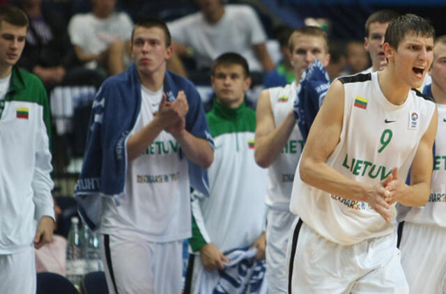 Lietuvos 18-mečių rinktinei - sidabro medaliai