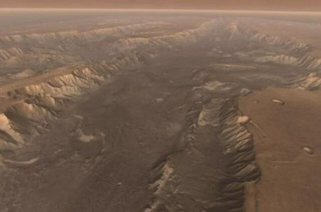 Marso, kaip ir Žemės, paviršius sudarytas iš slenkančių plokščių