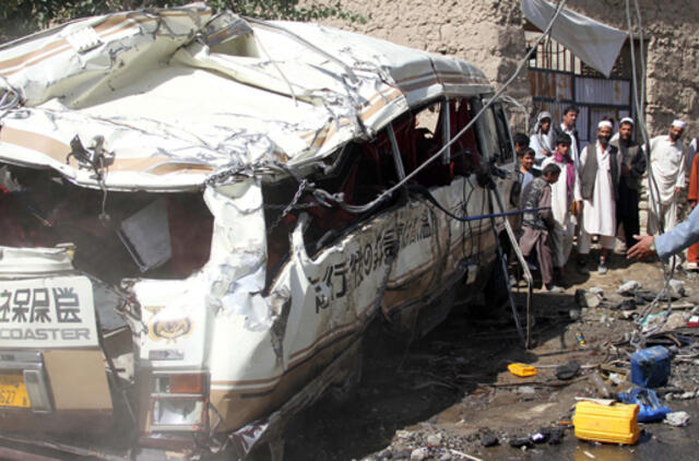 Per bombos sprogimą Kabule žuvo mažiausiai aštuoni žmonės