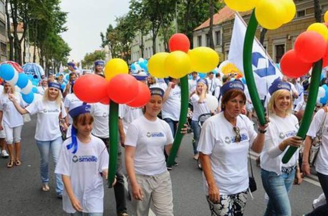 Pražygiavo iškilminga Jūros šventės eisena