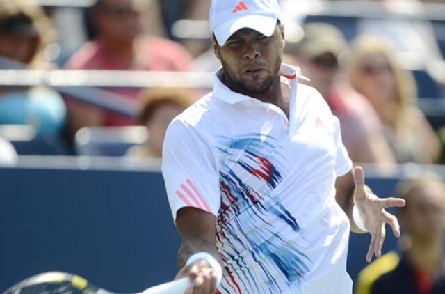 Šeštoji pasaulio raketė Ž. V. Conga suklupo antrajame "US Open" rate