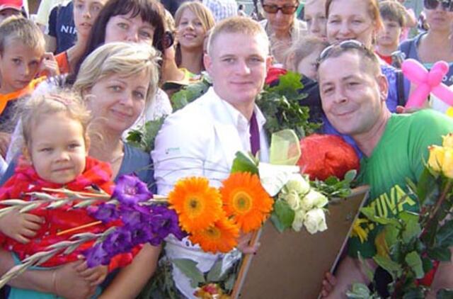 Šilutė pasitiko savo olimpietį